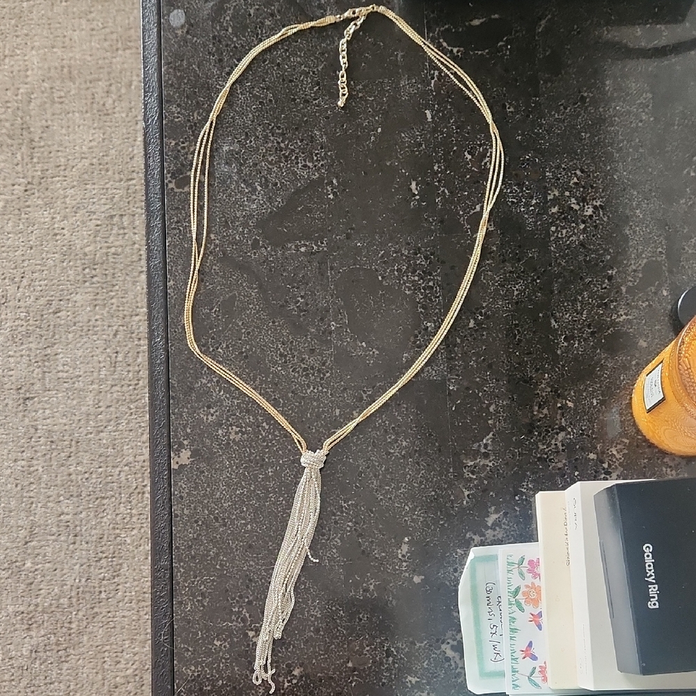Evereve Gold and Silver Layered Necklace